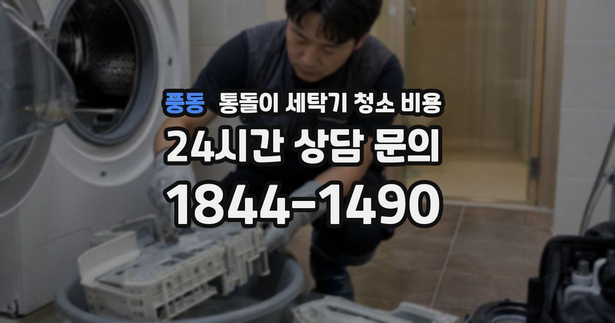 풍동 통돌이 세탁기 청소 비용