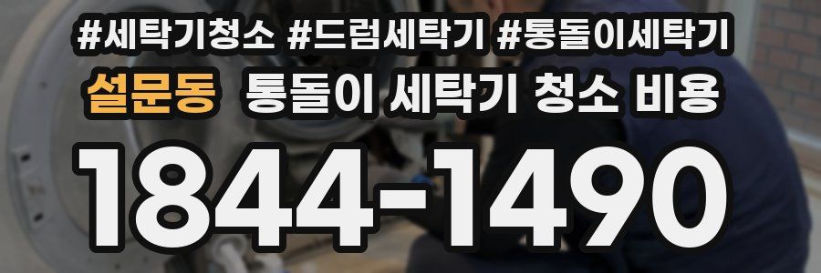 설문동 통돌이 세탁기 청소 비용