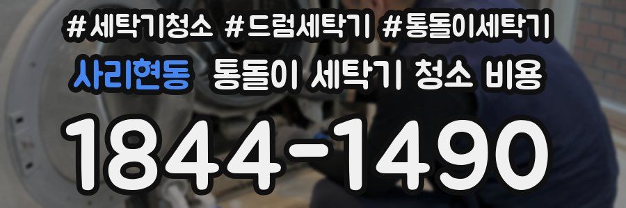 사리현동 통돌이 세탁기 청소 비용