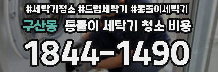구산동 통돌이 세탁기 청소 비용