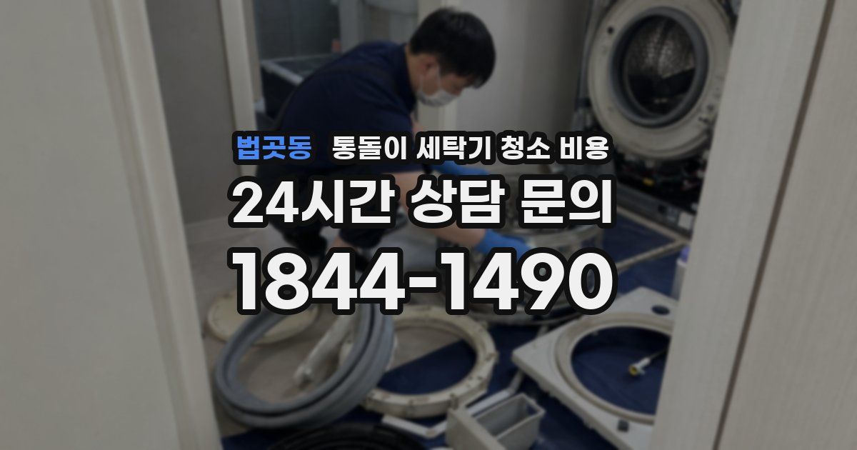 법곳동 통돌이 세탁기 청소 비용