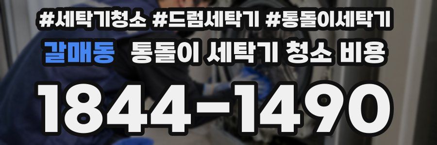갈매동 통돌이 세탁기 청소 비용