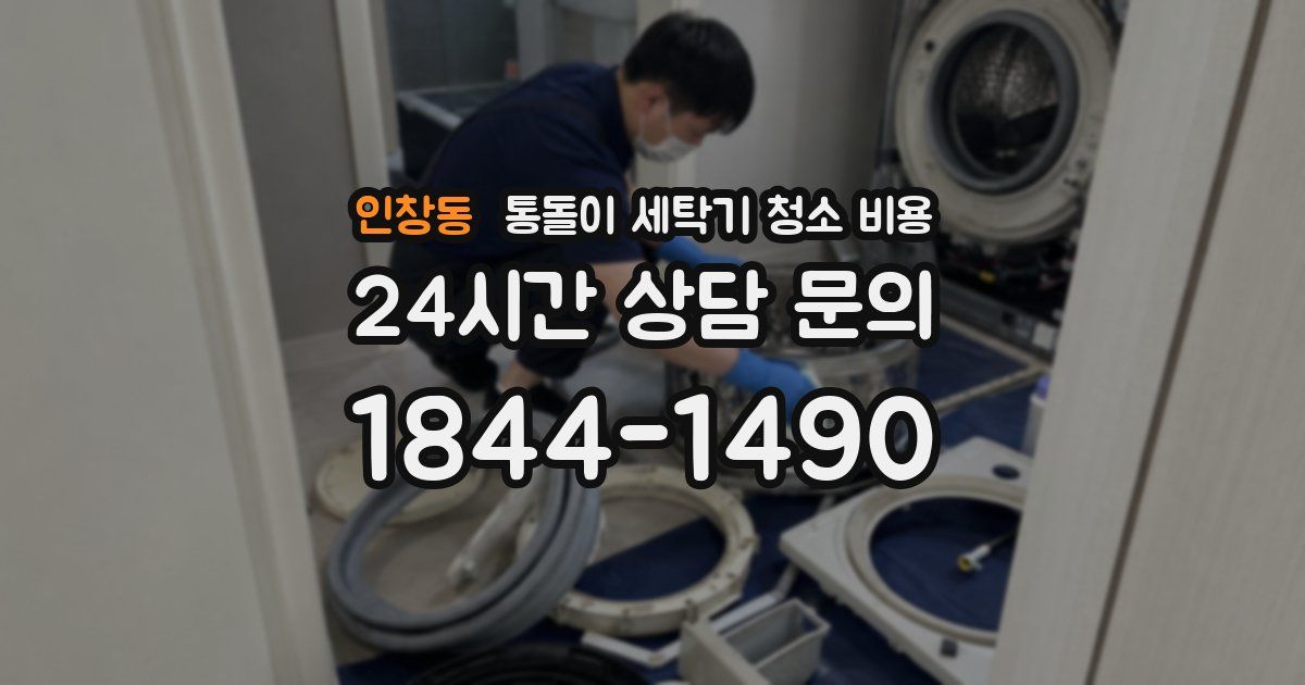 인창동 통돌이 세탁기 청소 비용