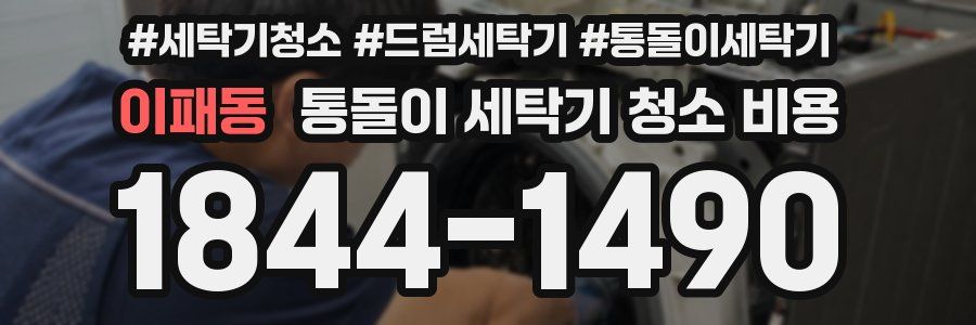 이패동 통돌이 세탁기 청소 비용