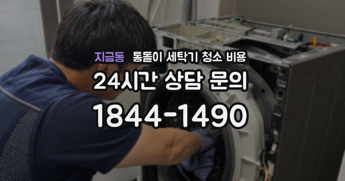 지금동 통돌이 세탁기 청소 비용