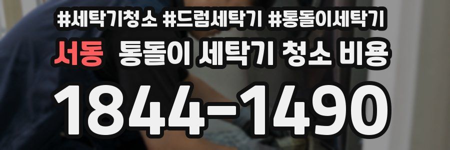 서동 통돌이 세탁기 청소 비용