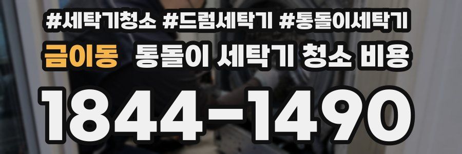 금이동 통돌이 세탁기 청소 비용