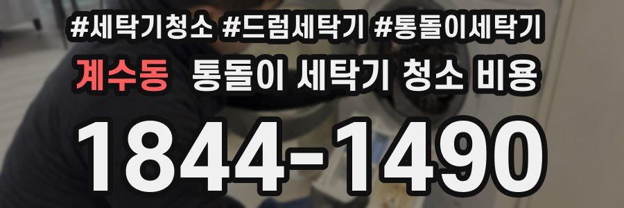 계수동 통돌이 세탁기 청소 비용