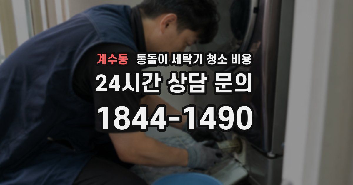계수동 통돌이 세탁기 청소 비용