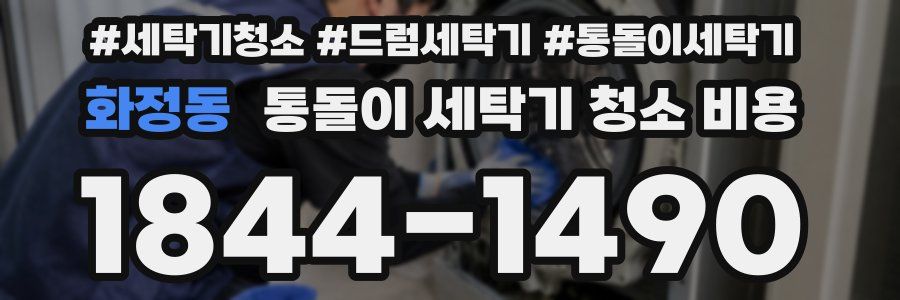 화정동 통돌이 세탁기 청소 비용