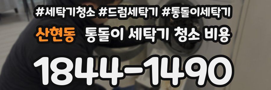 산현동 통돌이 세탁기 청소 비용
