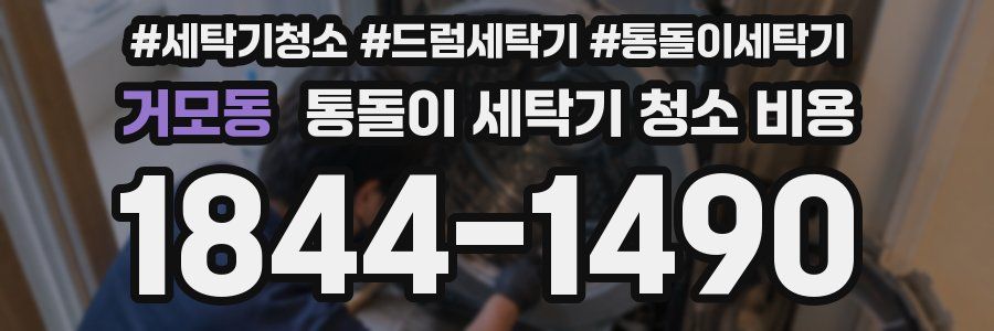 거모동 통돌이 세탁기 청소 비용