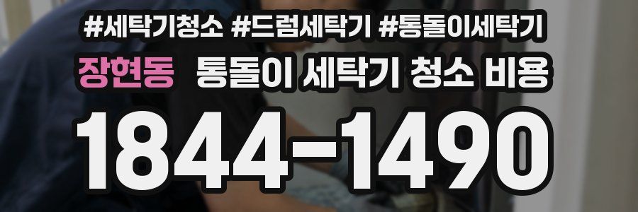 장현동 통돌이 세탁기 청소 비용