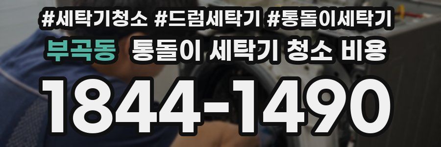 부곡동 통돌이 세탁기 청소 비용