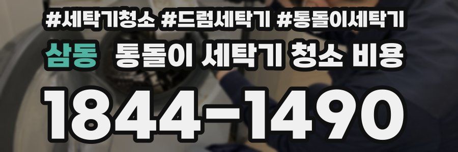 삼동 통돌이 세탁기 청소 비용