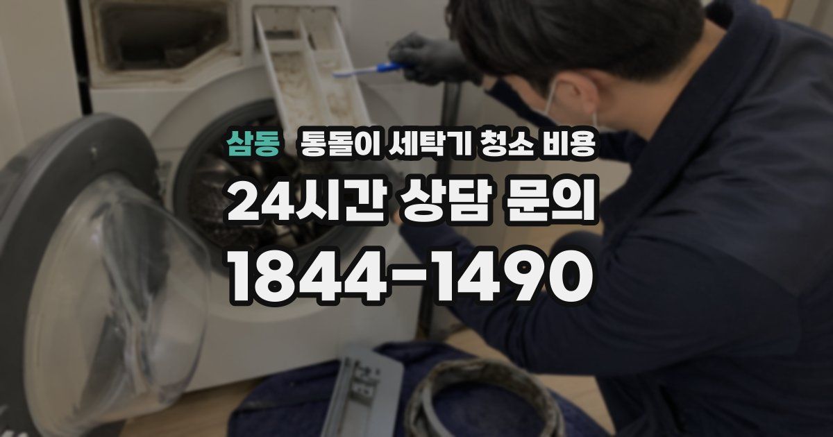 삼동 통돌이 세탁기 청소 비용