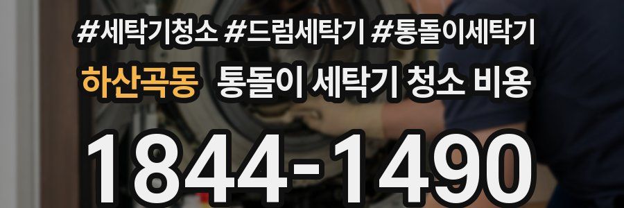 하산곡동 통돌이 세탁기 청소 비용
