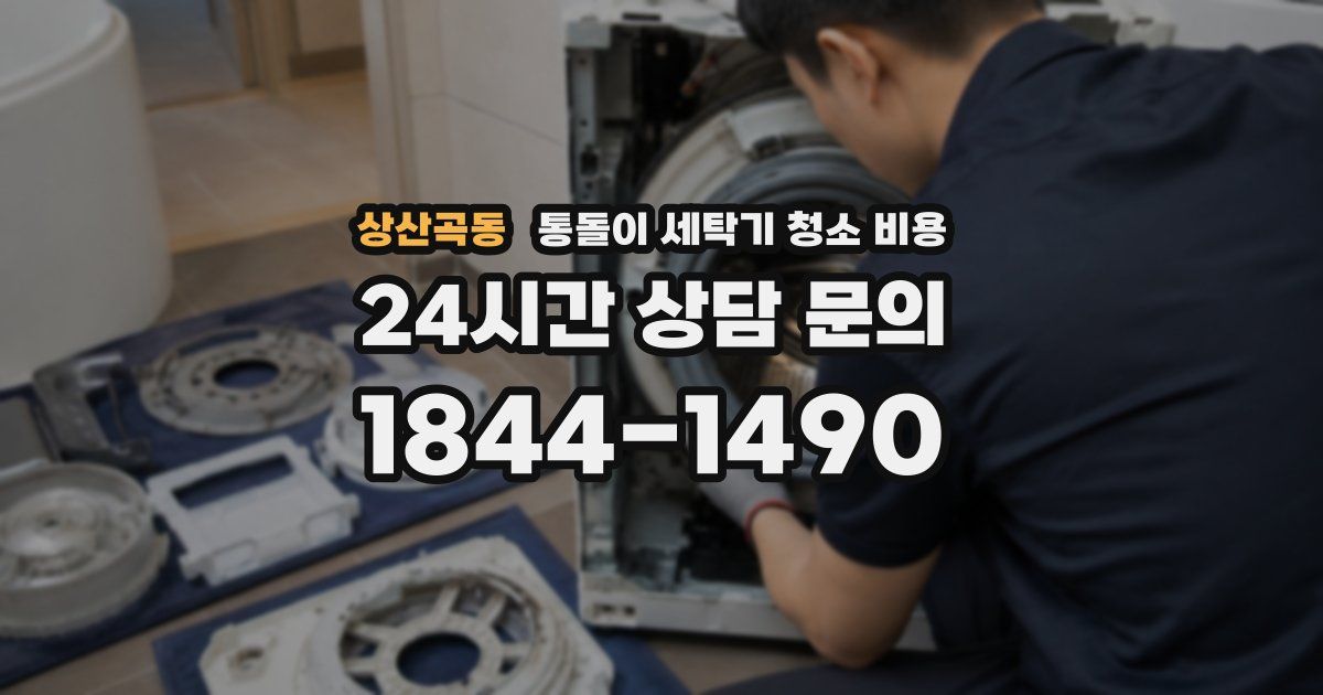 상산곡동 통돌이 세탁기 청소 비용