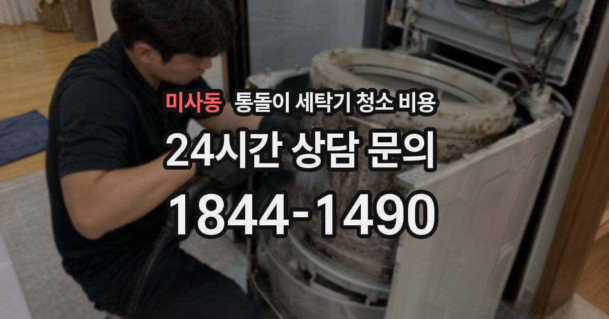 미사동 통돌이 세탁기 청소 비용
