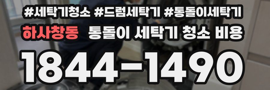 하사창동 통돌이 세탁기 청소 비용