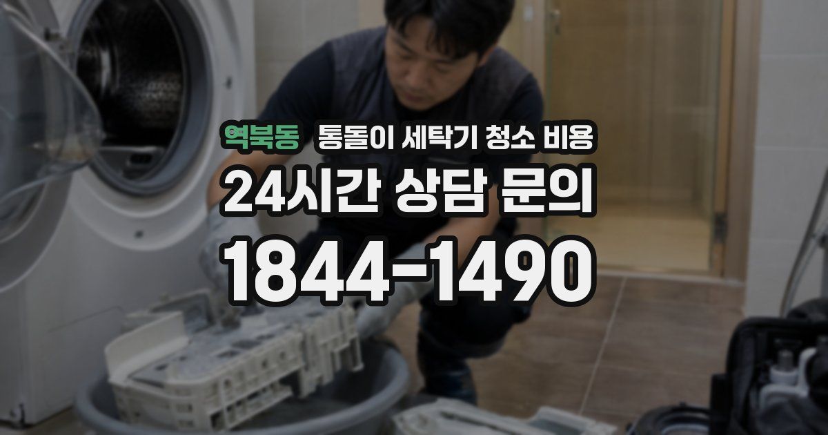 역북동 통돌이 세탁기 청소 비용