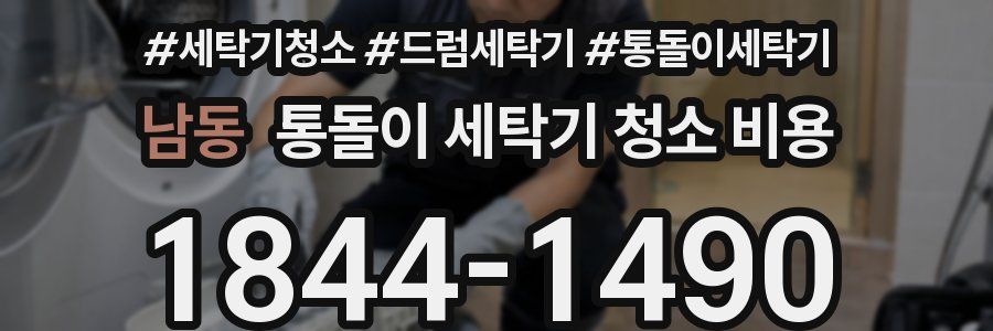 남동 통돌이 세탁기 청소 비용