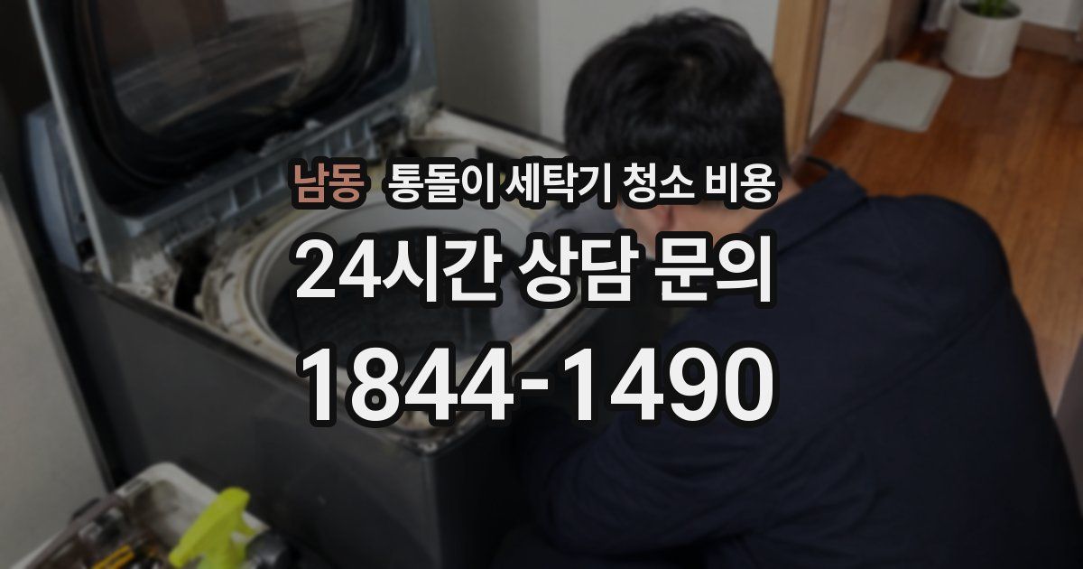 남동 통돌이 세탁기 청소 비용