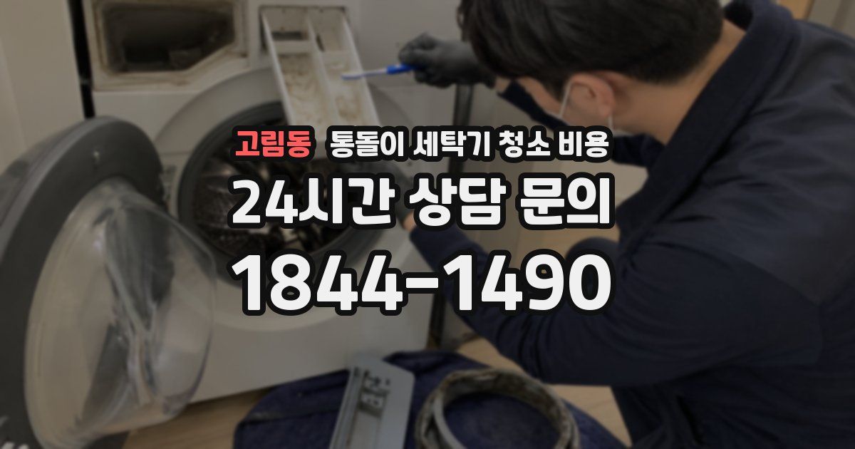 고림동 통돌이 세탁기 청소 비용