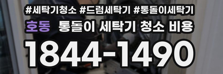 호동 통돌이 세탁기 청소 비용