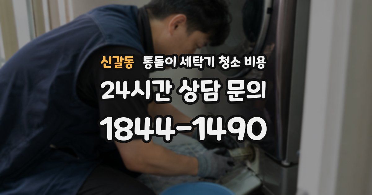 신갈동 통돌이 세탁기 청소 비용