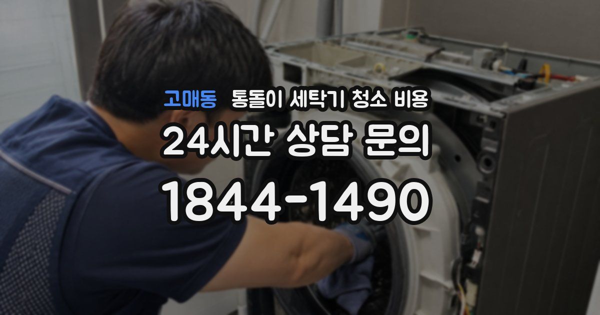 고매동 통돌이 세탁기 청소 비용