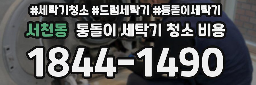서천동 통돌이 세탁기 청소 비용