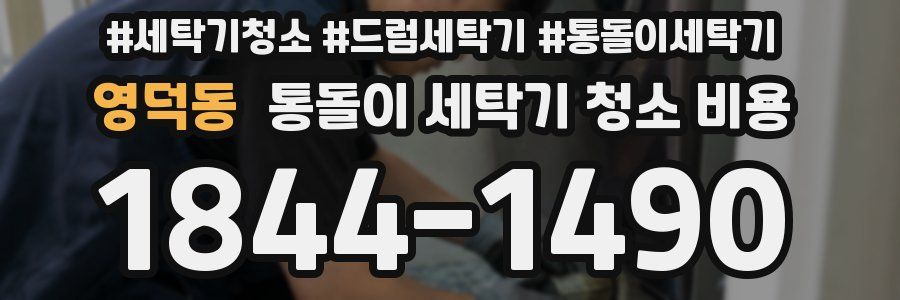 영덕동 통돌이 세탁기 청소 비용