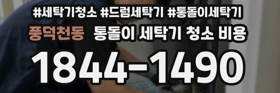 풍덕천동 통돌이 세탁기 청소 비용