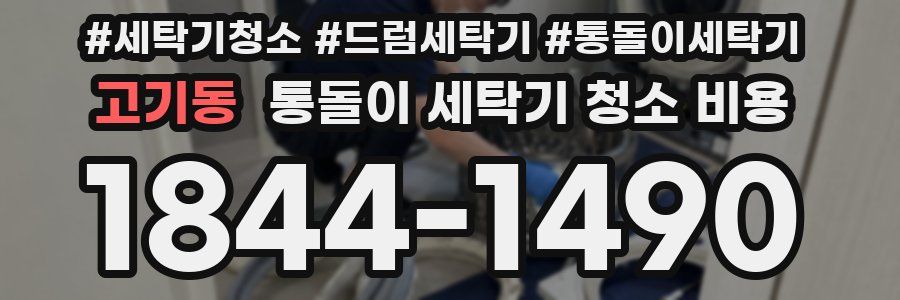 고기동 통돌이 세탁기 청소 비용