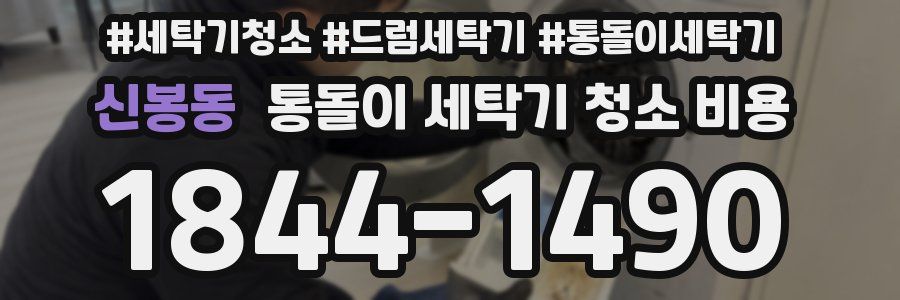 신봉동 통돌이 세탁기 청소 비용