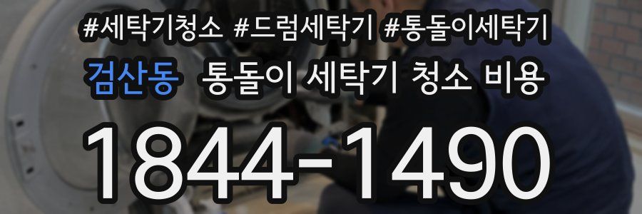 검산동 통돌이 세탁기 청소 비용