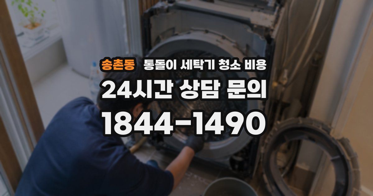 송촌동 통돌이 세탁기 청소 비용