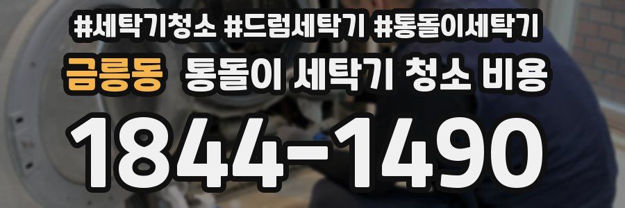 금릉동 통돌이 세탁기 청소 비용