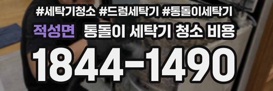 적성면 통돌이 세탁기 청소 비용