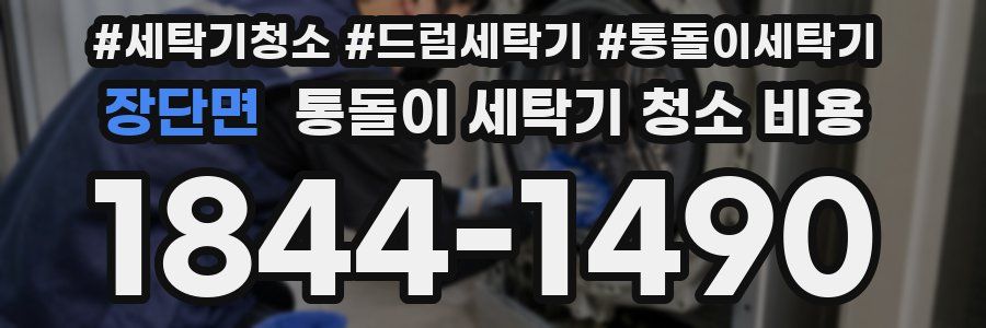 장단면 통돌이 세탁기 청소 비용
