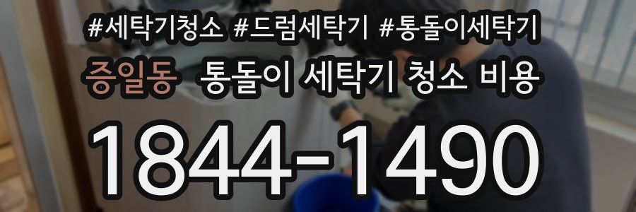 증일동 통돌이 세탁기 청소 비용