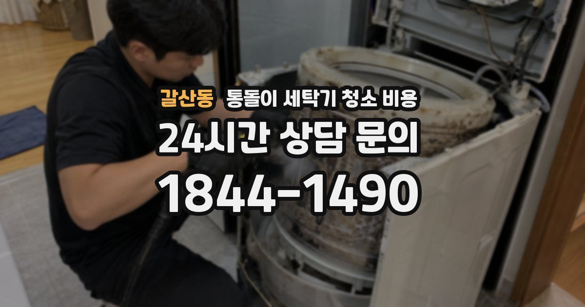 갈산동 통돌이 세탁기 청소 비용