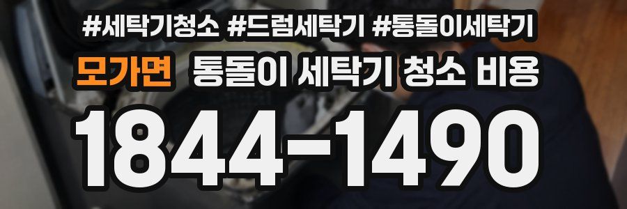 모가면 통돌이 세탁기 청소 비용