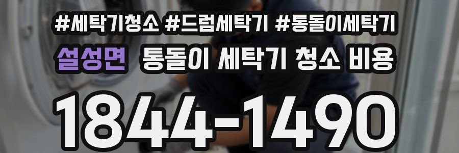 설성면 통돌이 세탁기 청소 비용