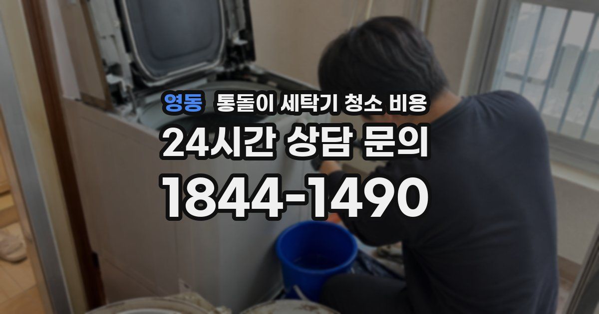 영동 통돌이 세탁기 청소 비용