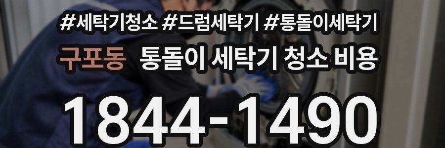 구포동 통돌이 세탁기 청소 비용