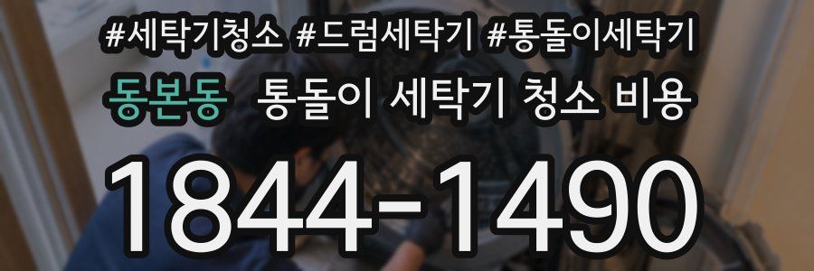 동본동 통돌이 세탁기 청소 비용