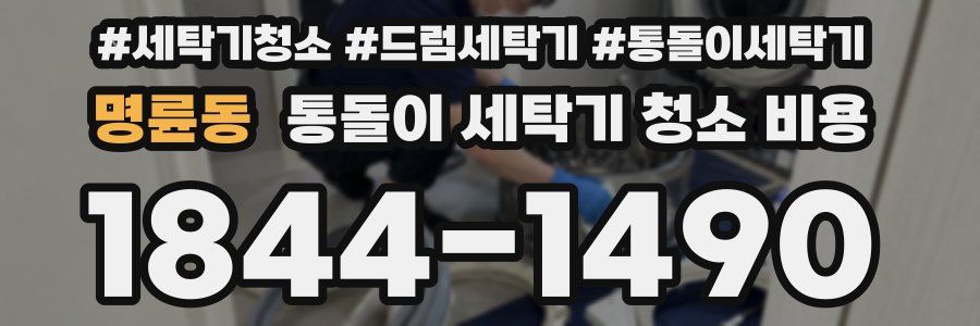 명륜동 통돌이 세탁기 청소 비용
