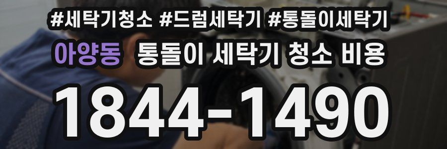 아양동 통돌이 세탁기 청소 비용